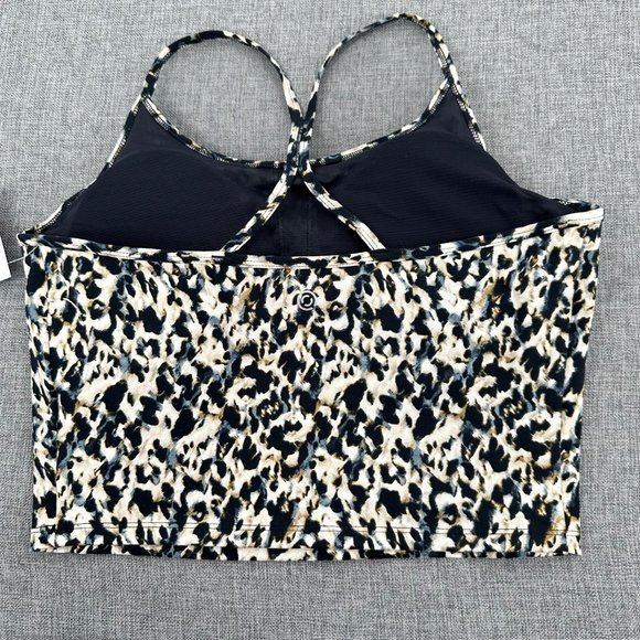 CORE IO Brand‎ New Sport Bra Crop Top Leopard Removable Pads Medium - Picture 6 of 11